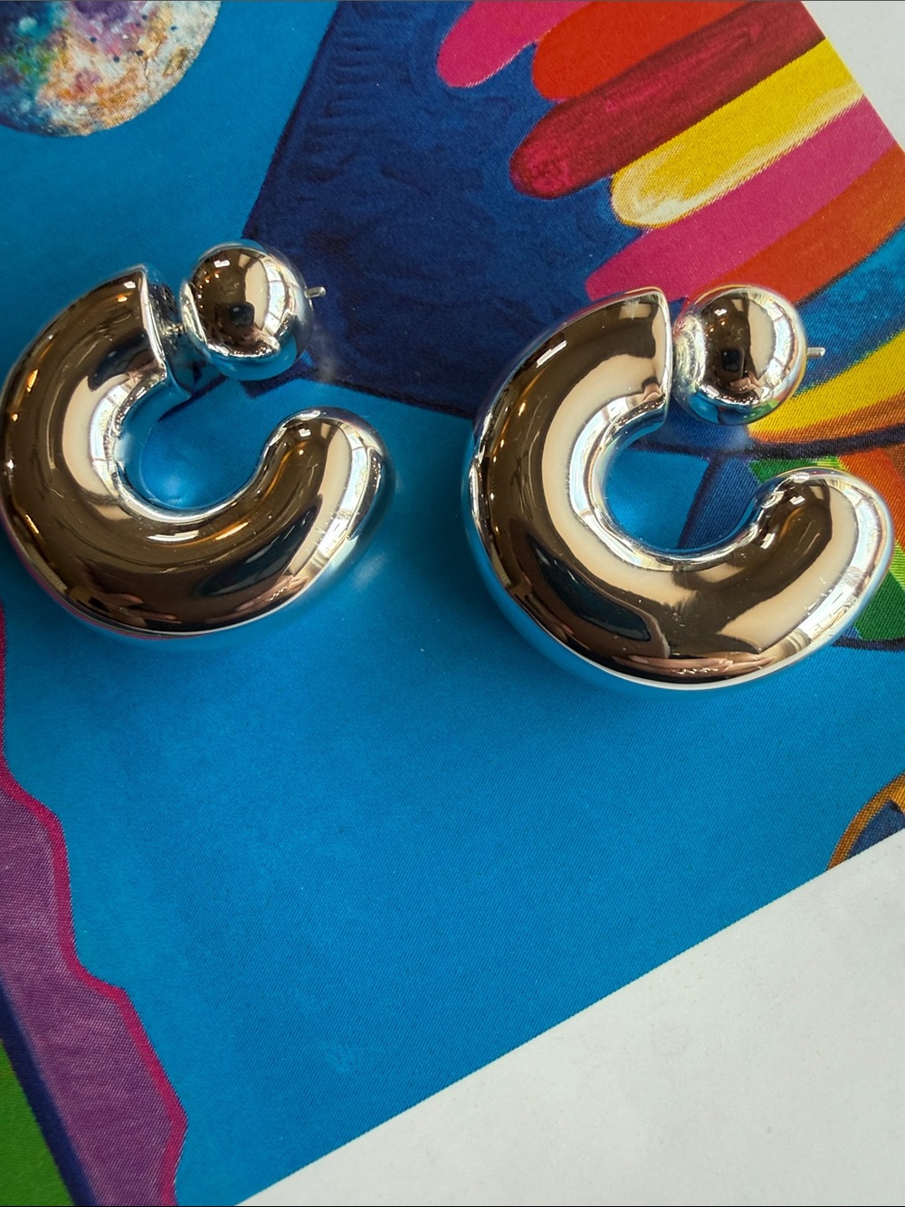 Jenny Bird Tome Large Hoop Earrings